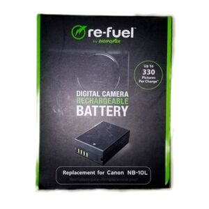 Digipower -Re-Fuel Rechargeable Lithium-Ion Replacement Battery for Canon NB-10L